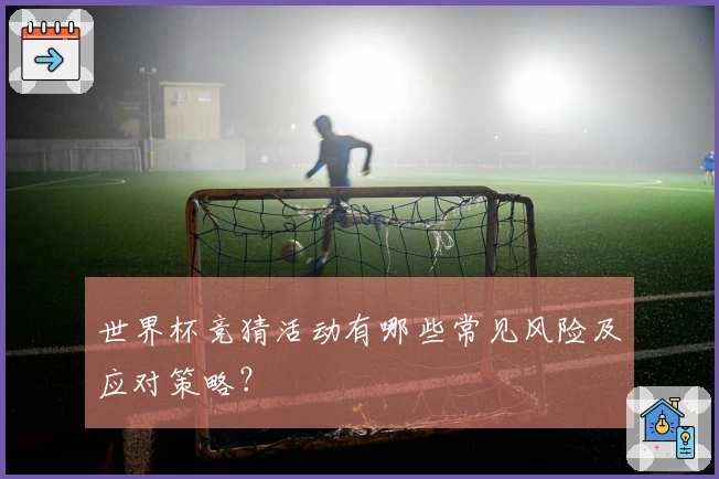 世界杯竞猜活动有哪些常见风险及应对策略？