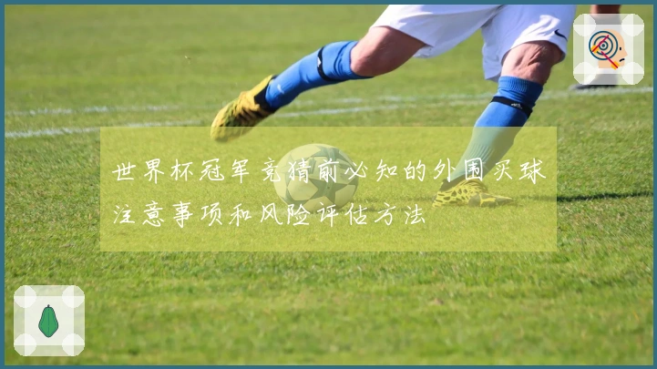世界杯冠军竞猜前必知的外围买球注意事项和风险评估方法
